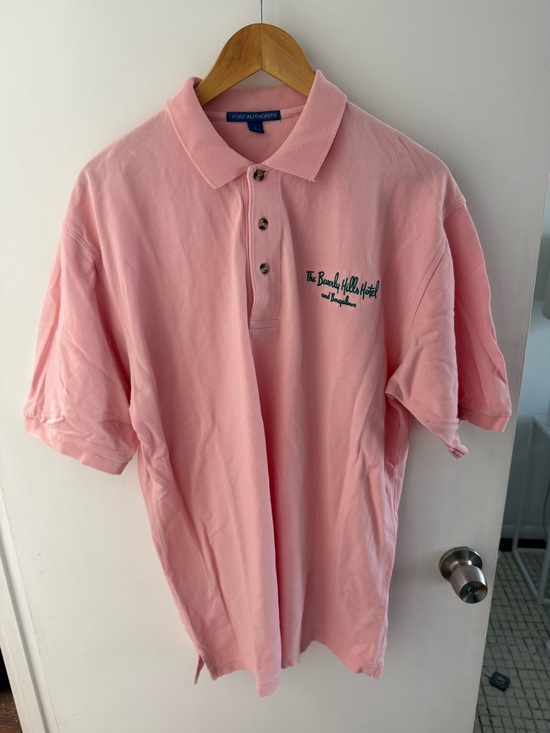Port Authority Other - Beverly Hills Hotel Pink Polo size L
